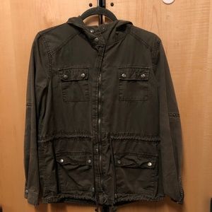 Life in Progress Dark Green Hunter Jacket